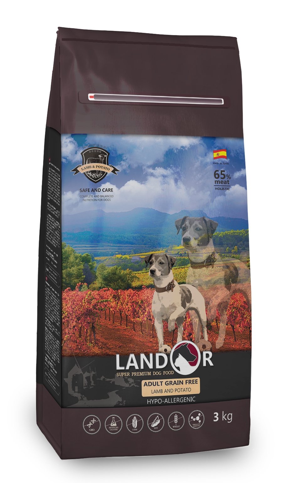 Корм для собак Landor 1 кг