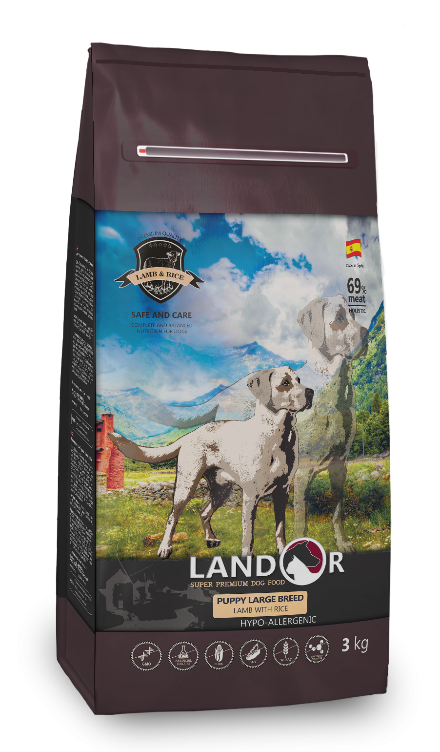 Корм для собак Landor 15 кг
