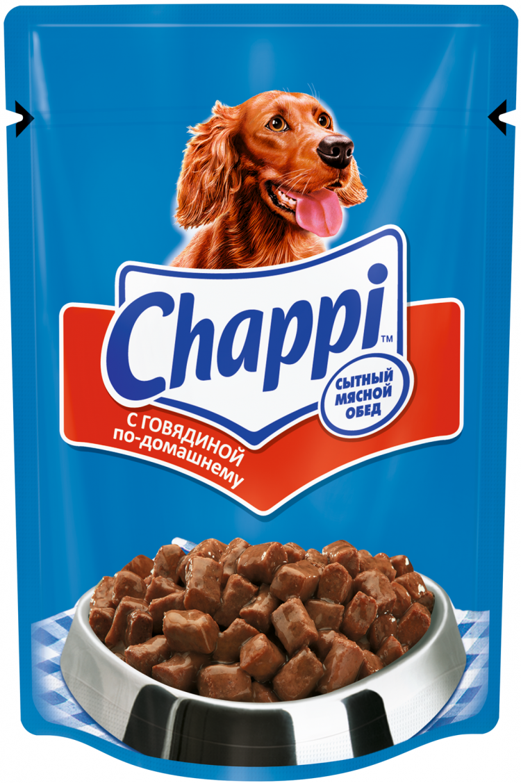 Корм для собак Chappi мясное изобилие 100г
