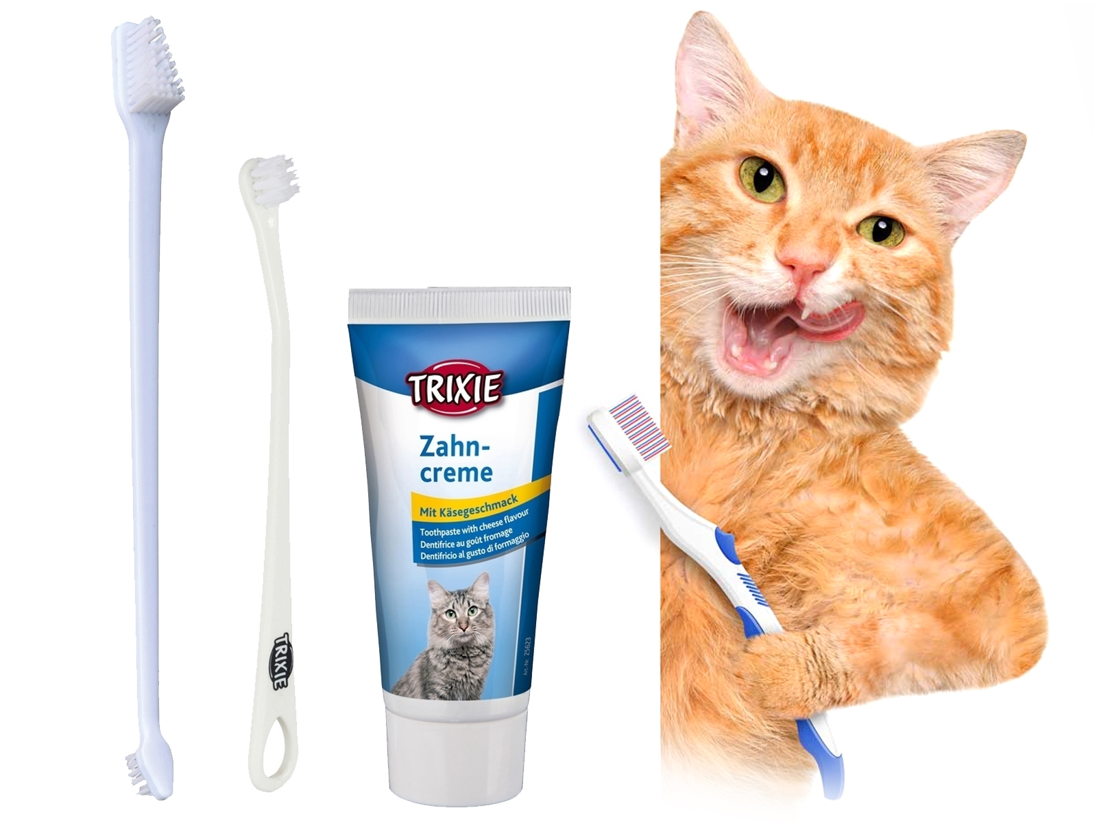 Как дать кошке пасту. Trixie зубная паста для кошек. Зубная щетка для кошек. Зубная паста и щетка для кошек. Зубная шетка для когек.