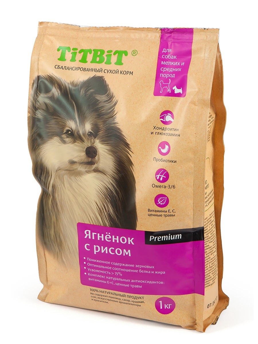 Корм для мелких собак Титбит
