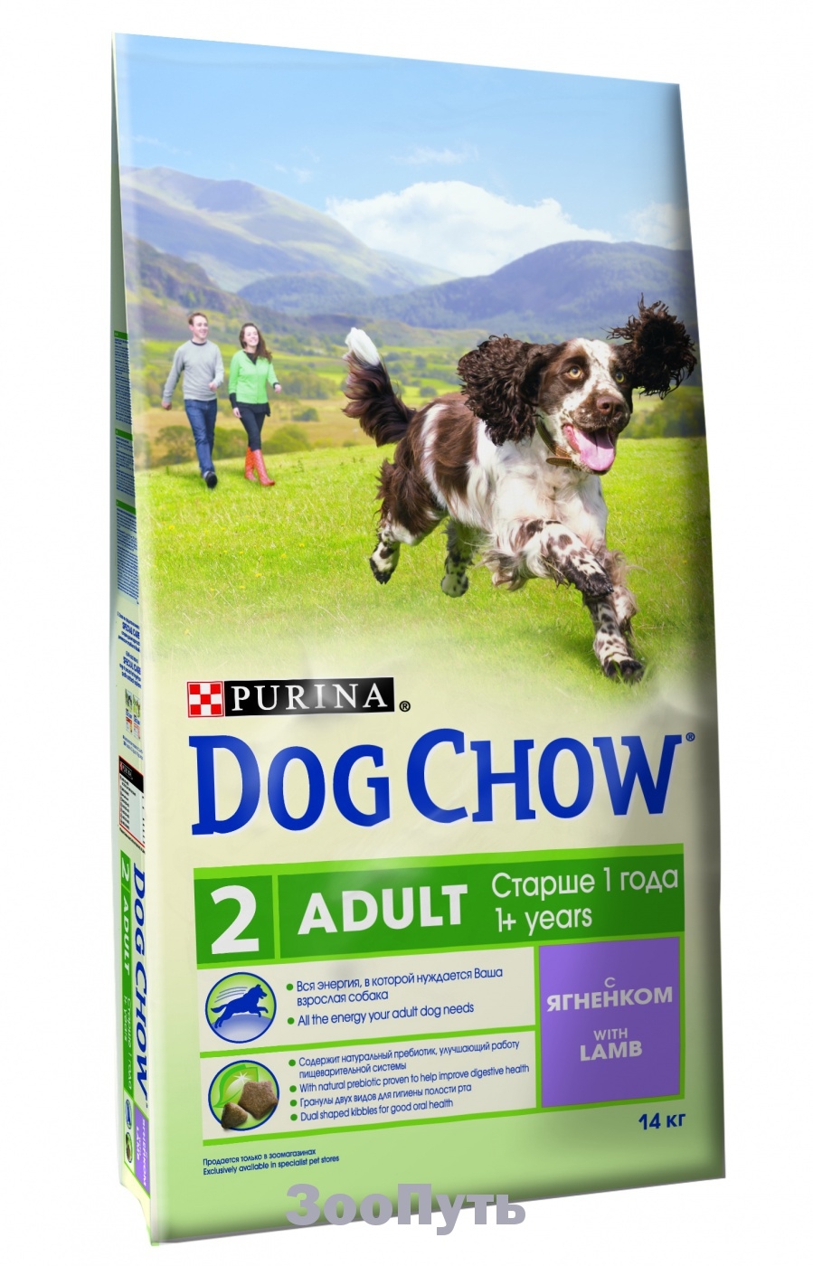 Dog Chow корм для собак 14 кг ягненок