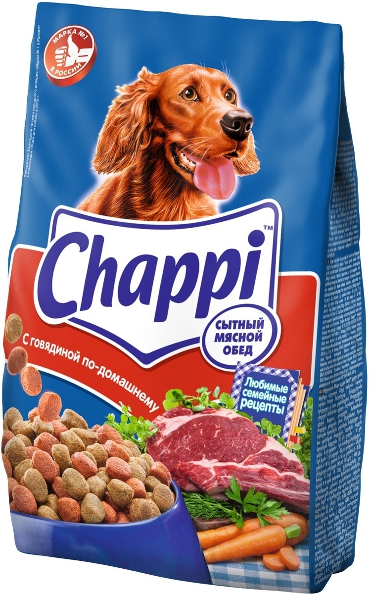Корм для собак Chappi мясное изобилие 15 кг