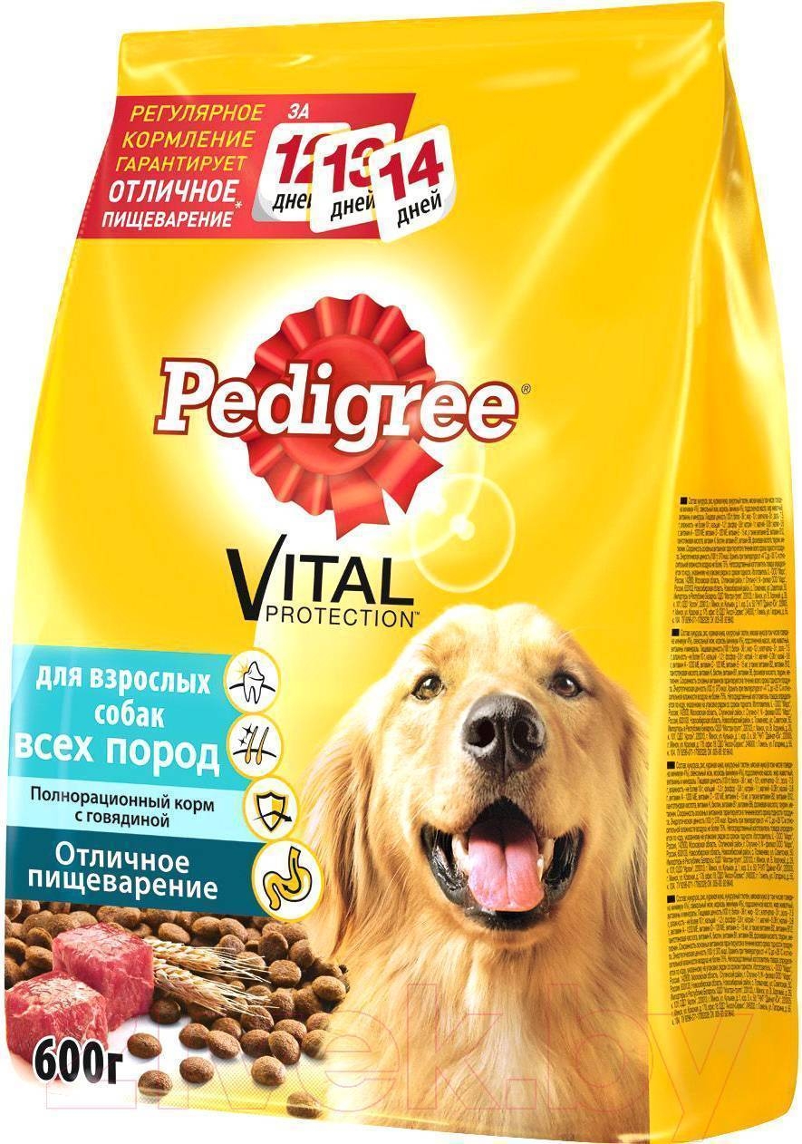 Корм д-собак pedigree Vital 13кг д-воз собак