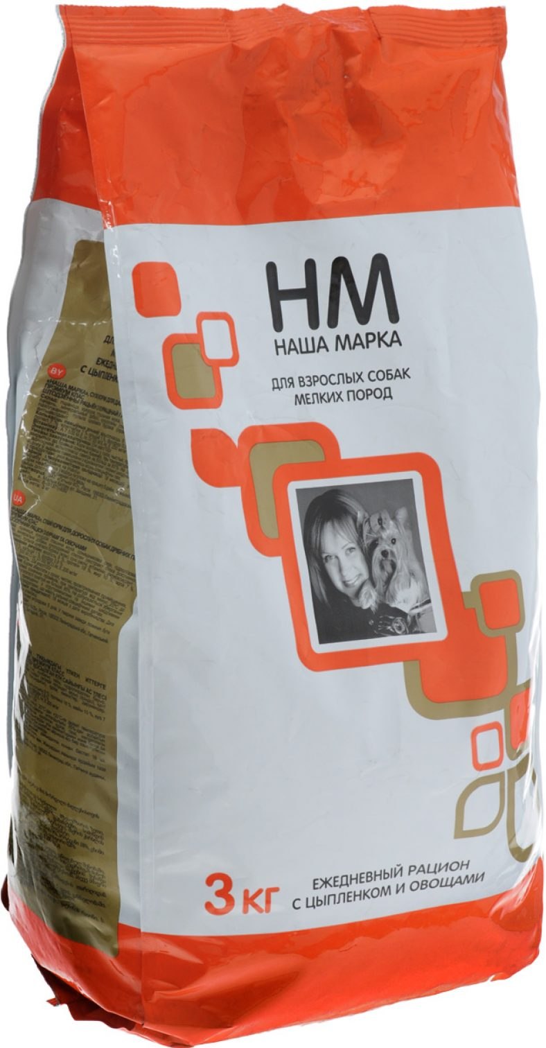 Корм наша марка для щенков мелких пород