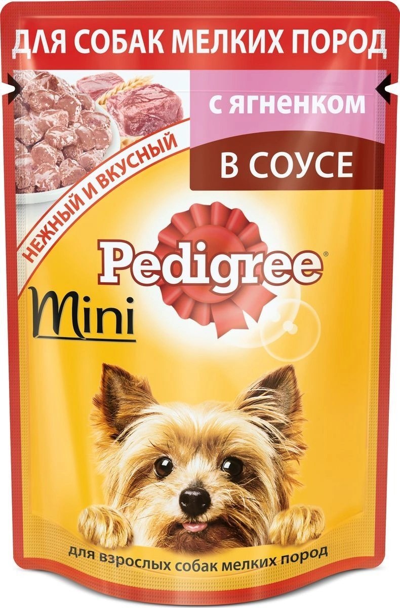80г пауч pedigree для собак паштет говядина
