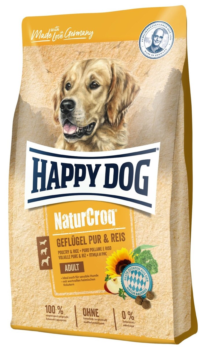 Корм Happy Dog NATURCROQ Senior для пожилых собак всех пород 15кг