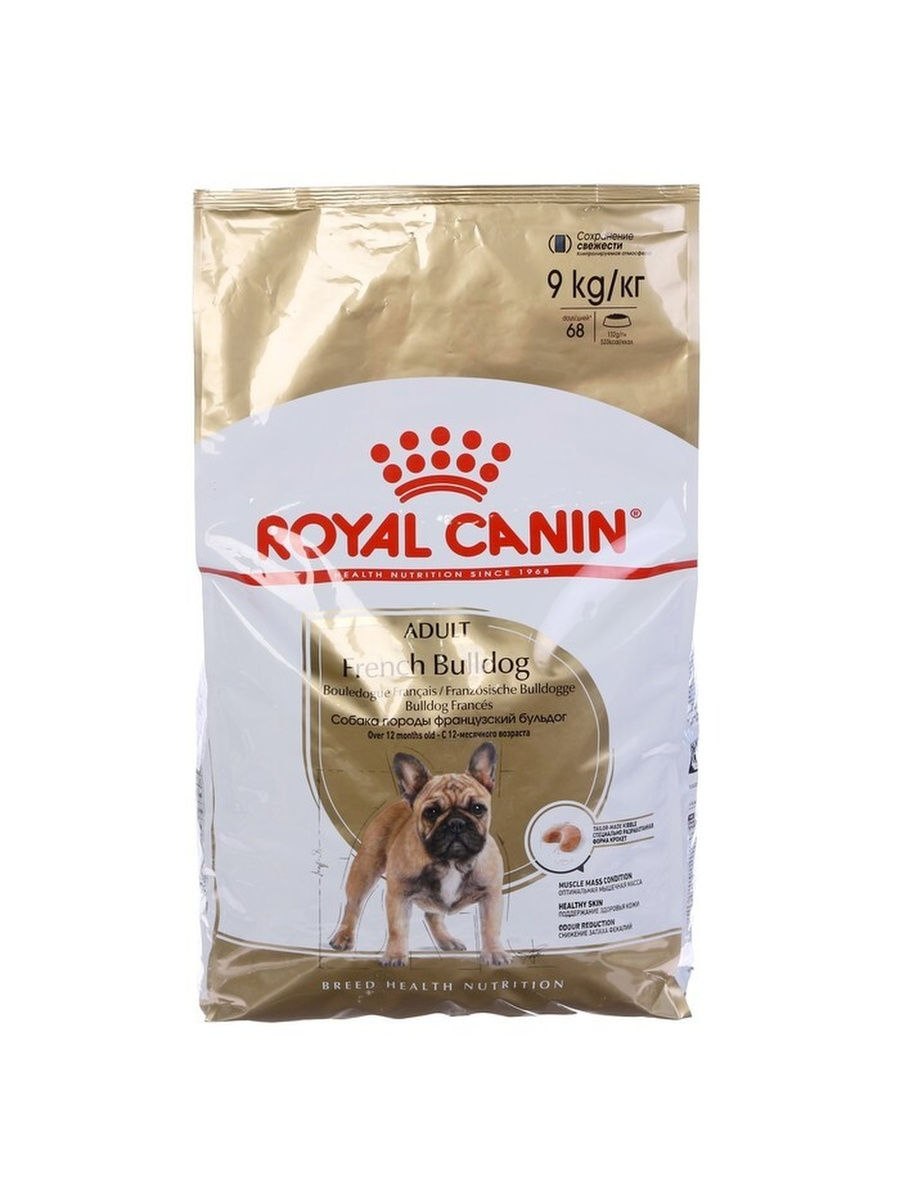 Корм Royal Canin сухой для собак French Bulldog Adult (французский бульдог)