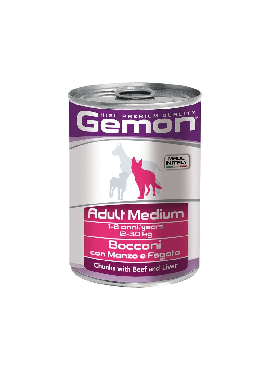 Gemon Dog Maxi д/соб. Круп. Пор. Гов. С рисом 1250гр/12шт (7903)