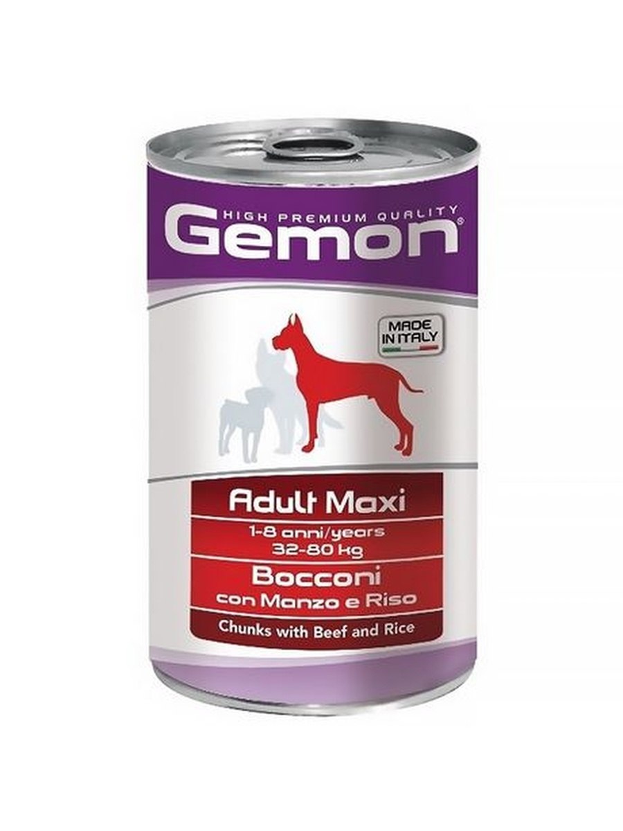 Gemon Dog Mini корм для щенков мелких пород тунец с рисом 3 кг