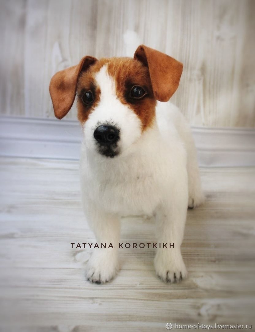 Кукла на руку собака