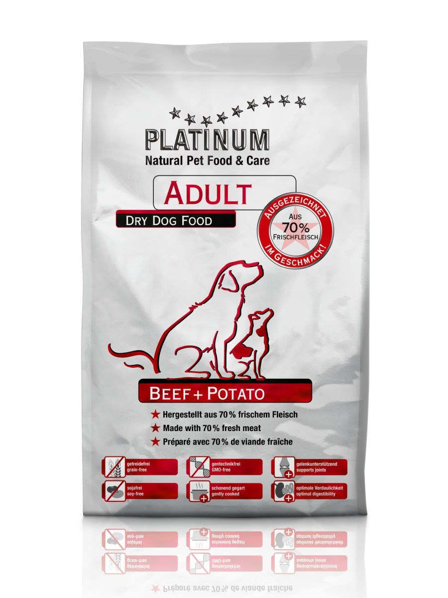 Корм для собак Platinum (5 кг) Adult Dog Iberico + Greens