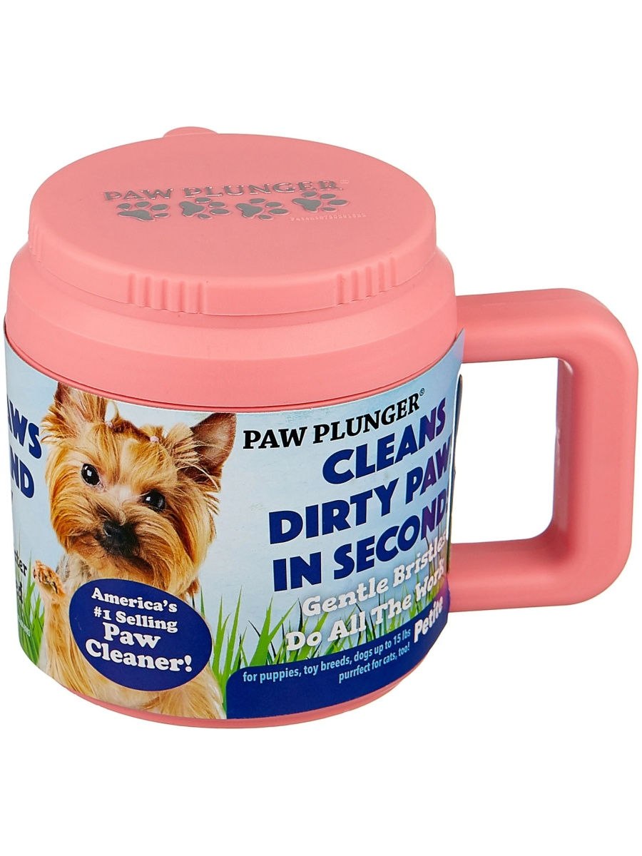 Лапомойка Paw Plunger малая розовая paw111