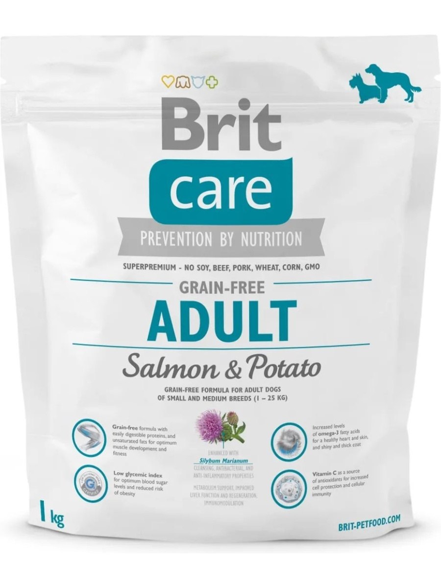 Корм для собак Brit Care лосось с картофелем 12 кг