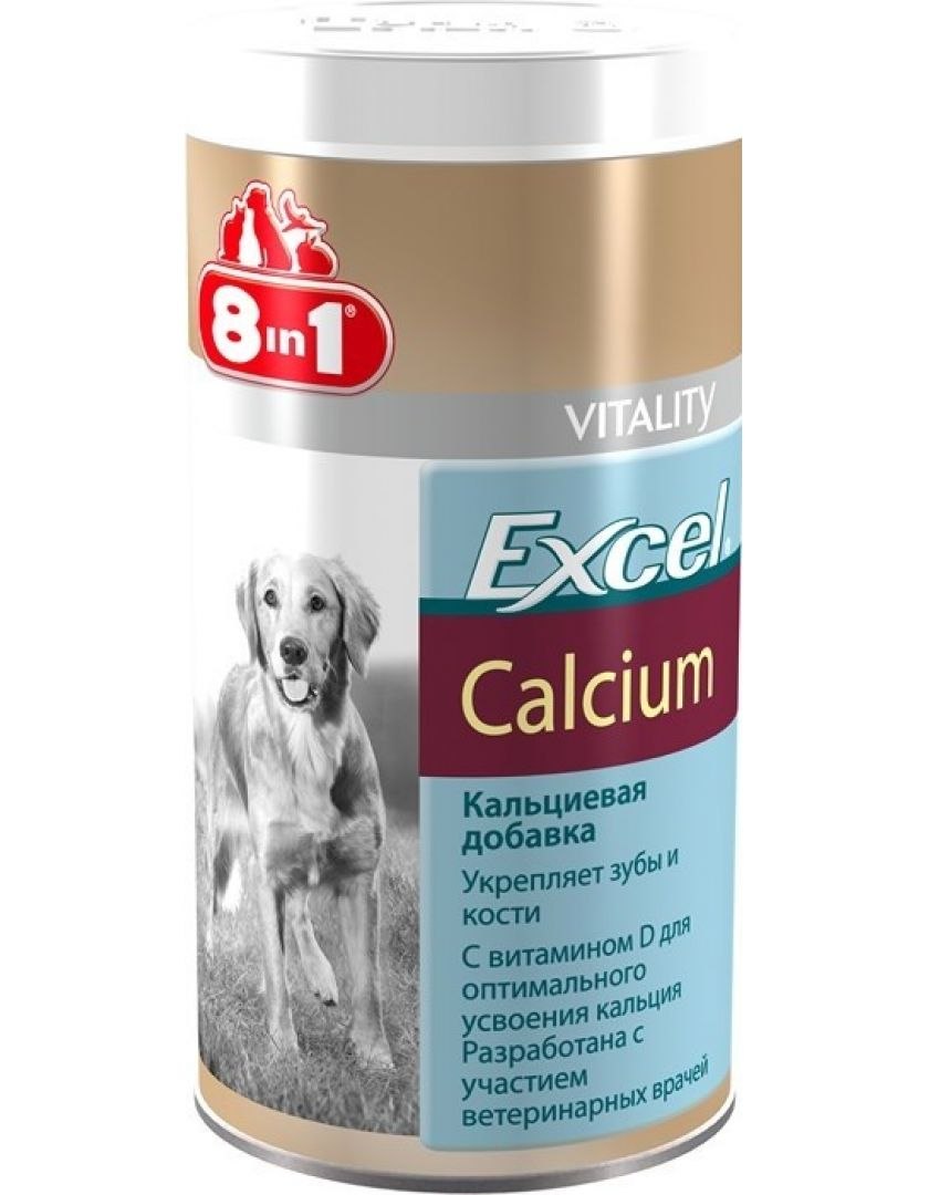 8 В 1 excel кальций для собак 155таб