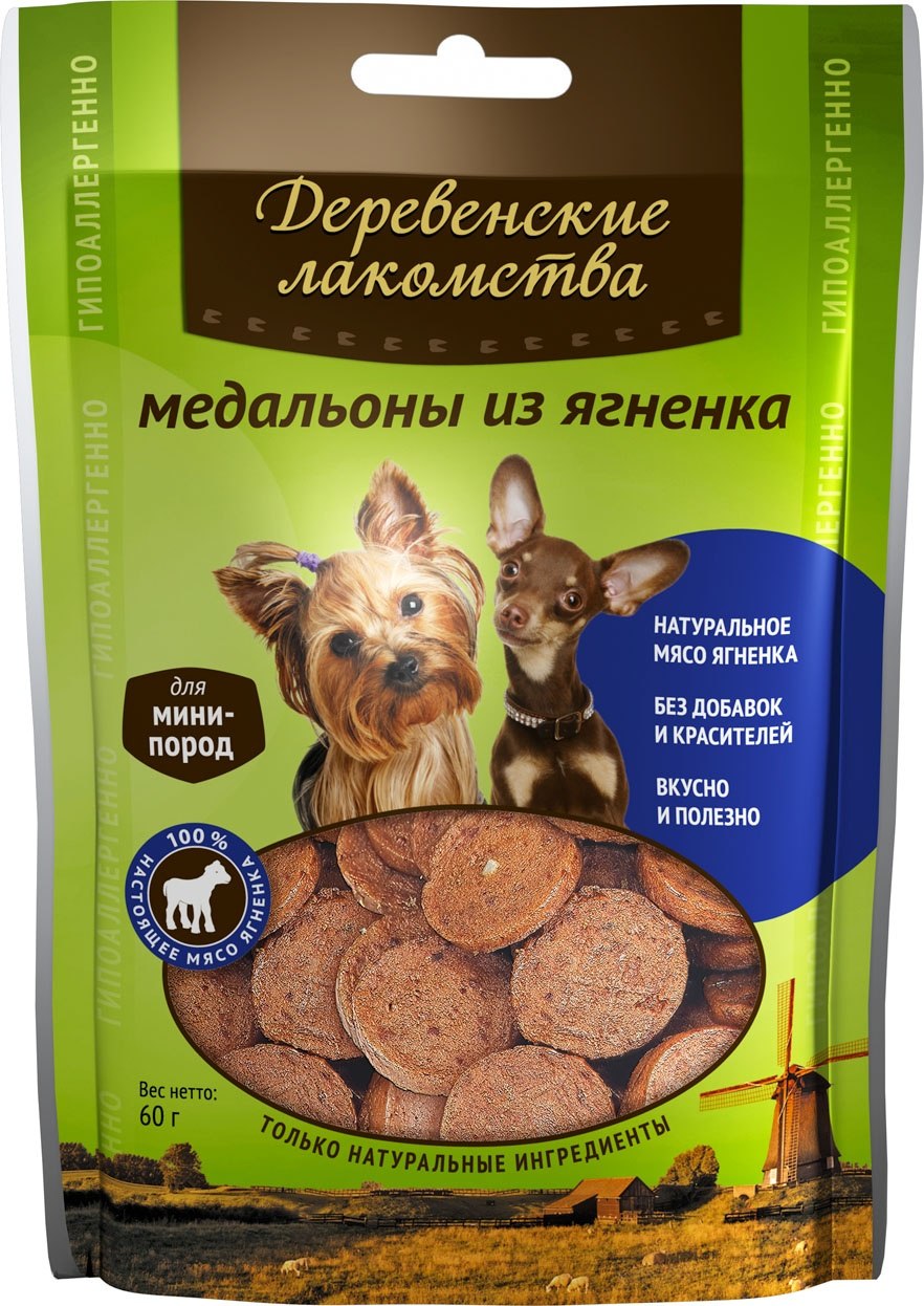 Деревенские лакомства: дольки Утиные д/собак мини-пород, 55г (79711533)