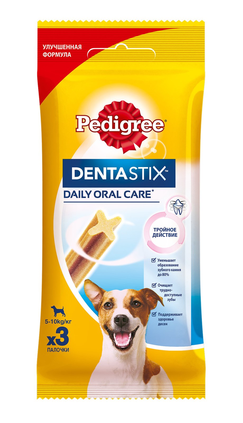 Лакомство для собак pedigree Denta Stix для малых пород