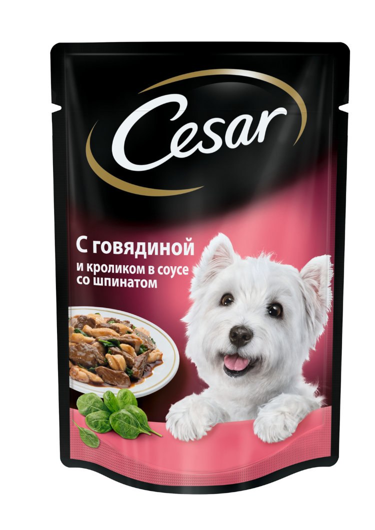 Влажный корм для собак Cesar