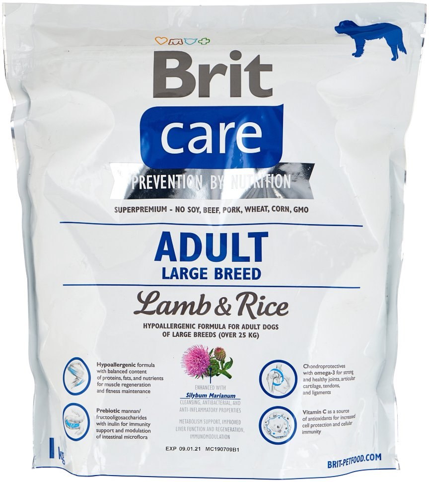 Корм для собак Brit Care ягненок 400г