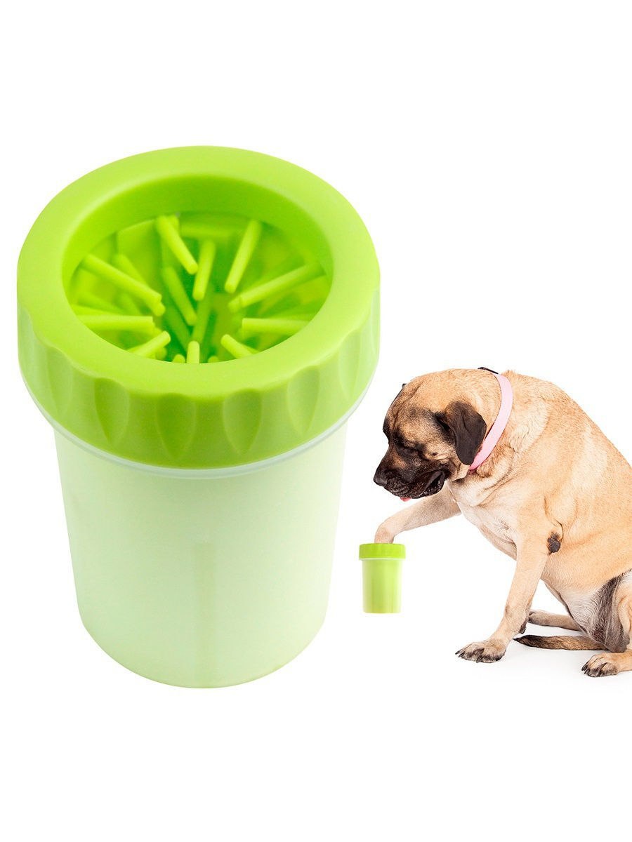 Лапомойка Paw Plunger малая розовая