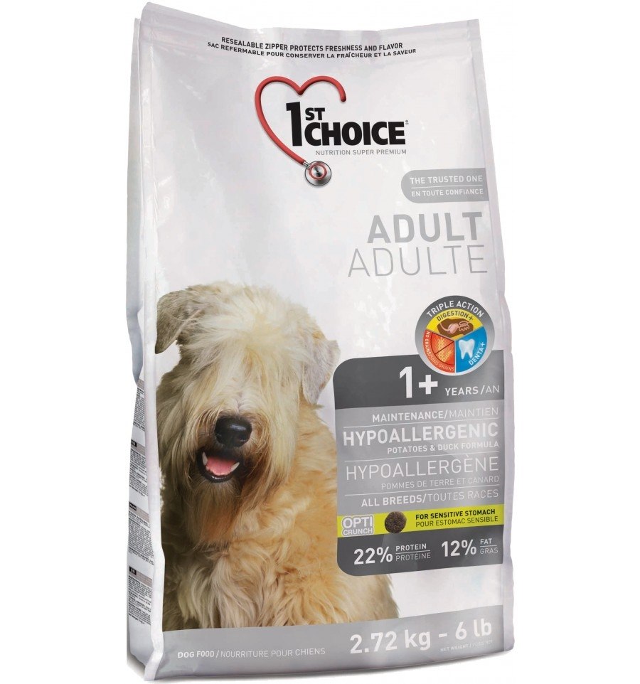 Корм для щенков 1st choice Puppy для здоровья кожи и шерсти, ягненок 14 кг