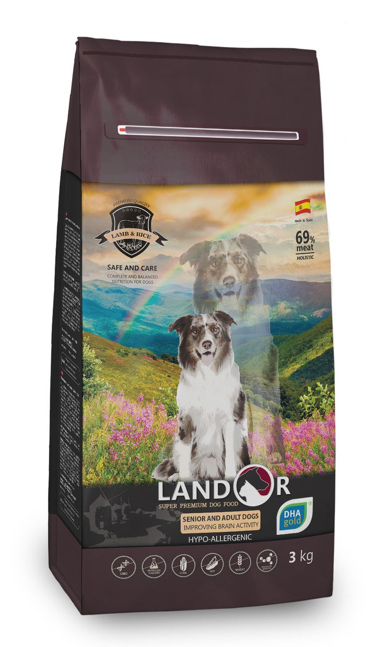 Корм для собак Landor 3 кг