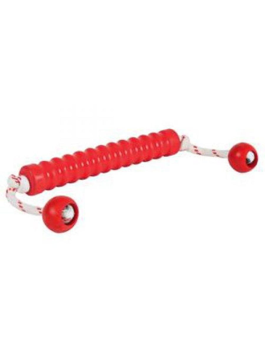 Trixie 3241 игрушка для собак "аппорт на веревке "long-mot" 20см, резина