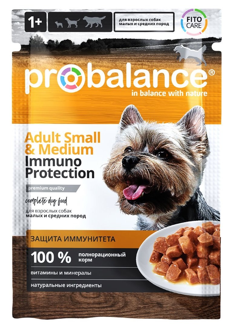 PROBALANCE корм консервированный Puppy Immuno Protection для щенков, пауч 100 гр