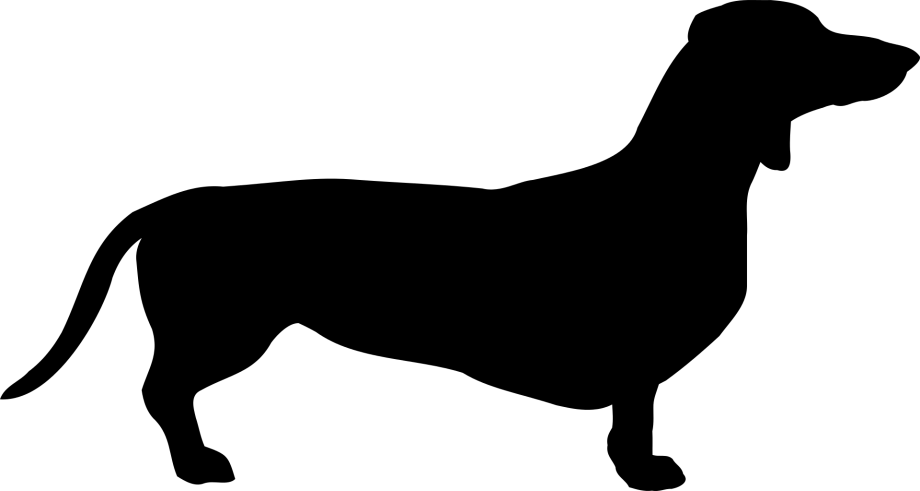 Такса трафарет