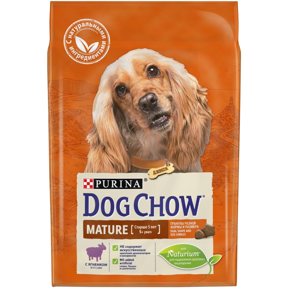 Purina Dog Chow 14кг. Adult корм для взрослых собак, ягненок