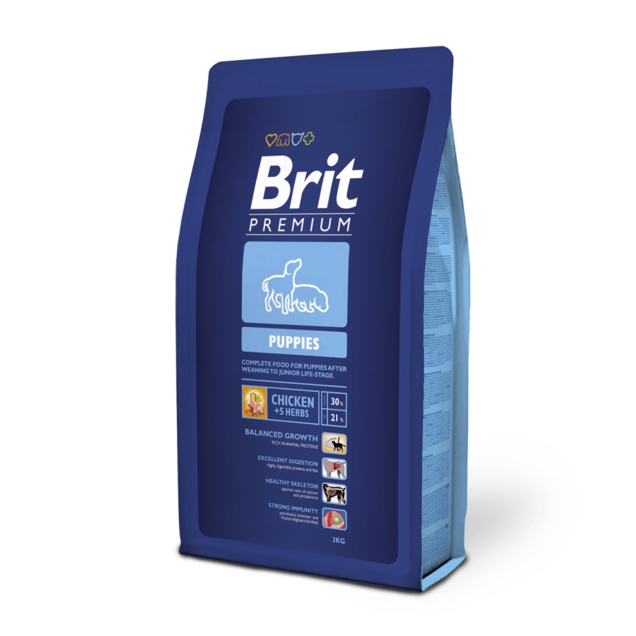 Корм для щенков Brit Premium курица 15 кг