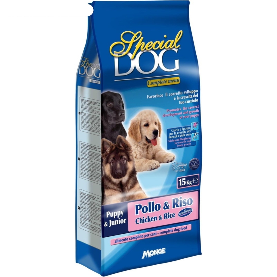 Корм для собак Special Dog Puppy&Junior Chicken&Rice