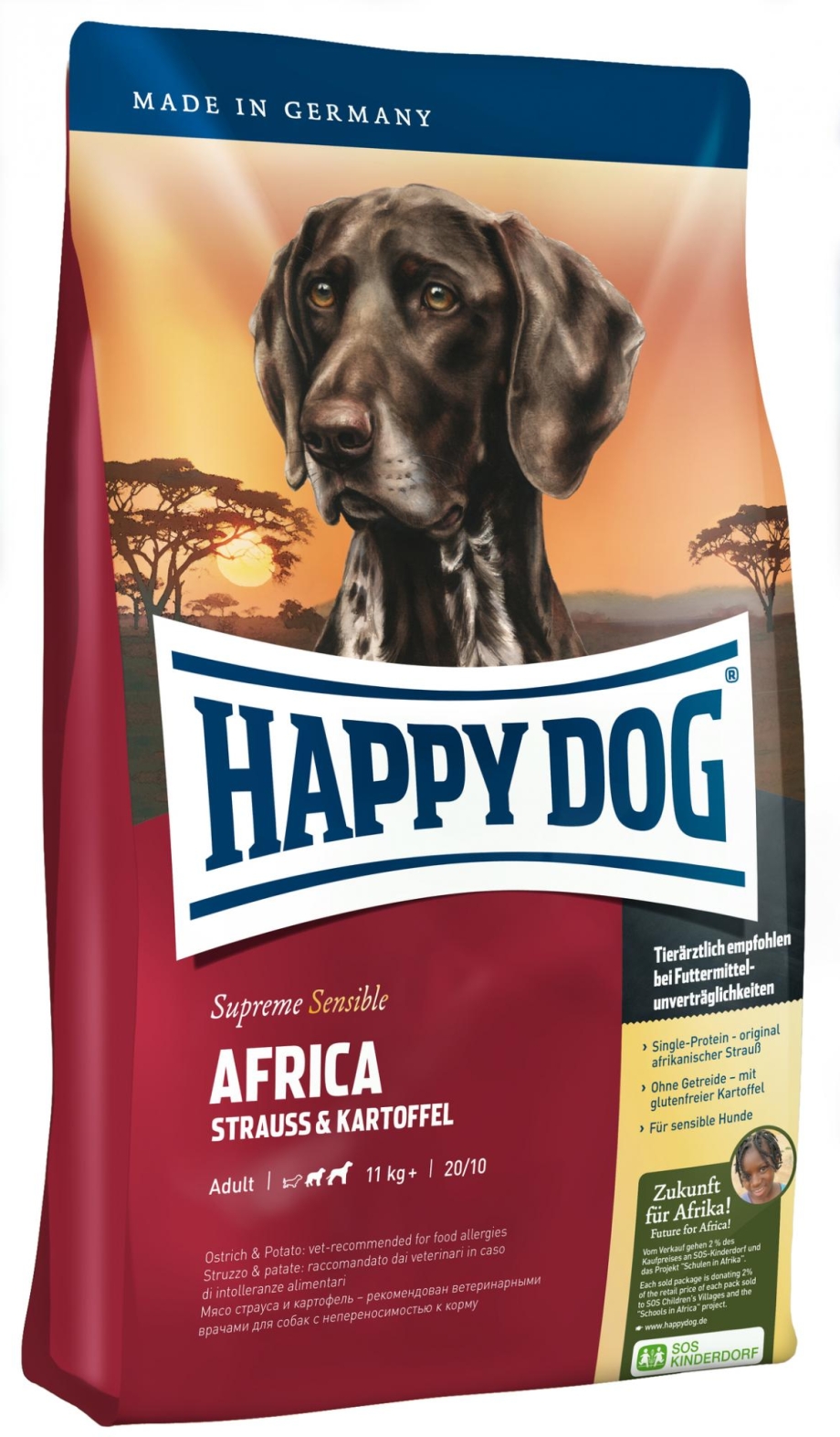 Корм для собак Happy Dog Supreme sensible Neuseeland ягненок 12.5 кг