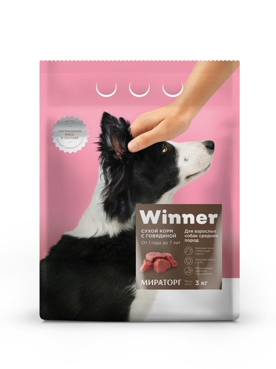 Winner корм для собак Мираторг