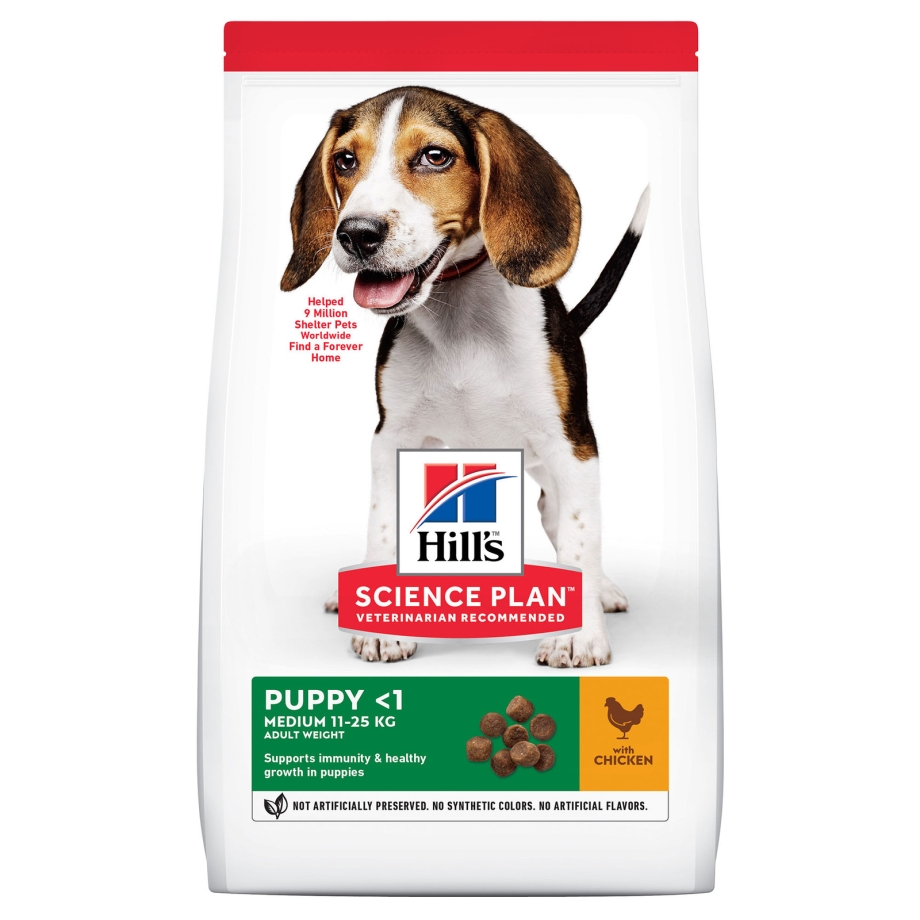 Hills Puppy Medium для щенков ягненок 800 г