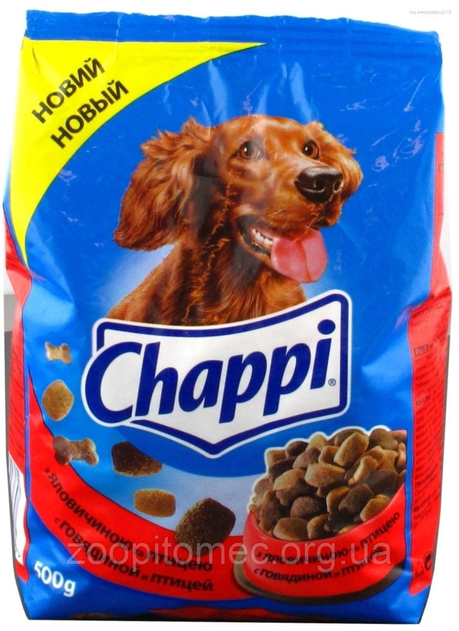 Корм для собак Chappi мясное изобилие 600г