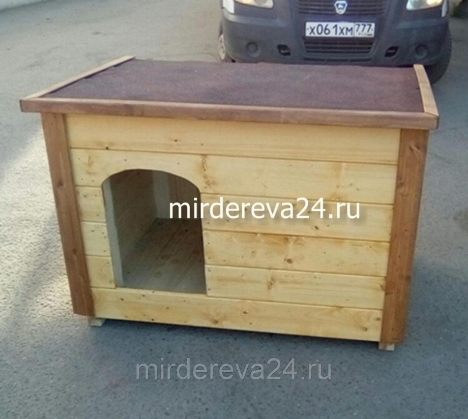 Будка для небольшой собаки с тамбуром