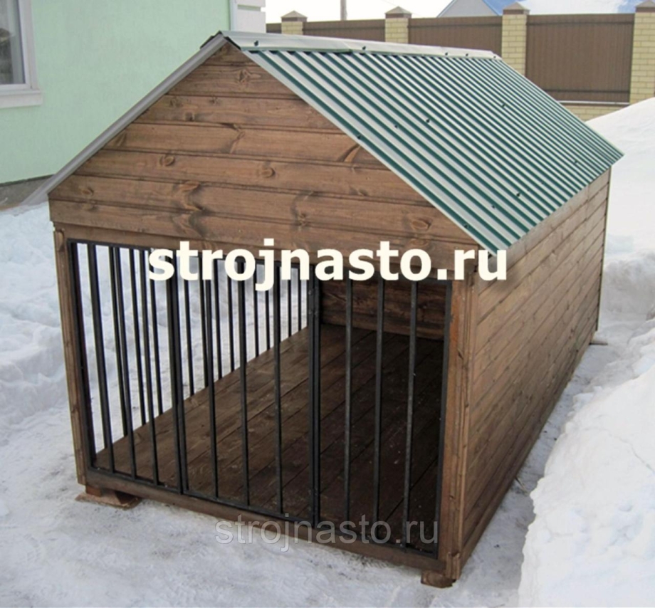 Двухэтажная будка для собаки
