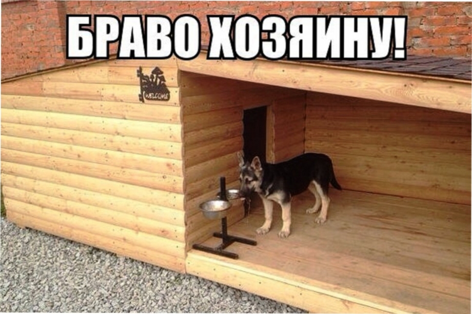 Конура для собаки немецкой овчарки