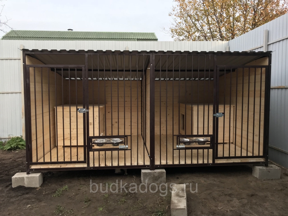 Вольер для двух собак