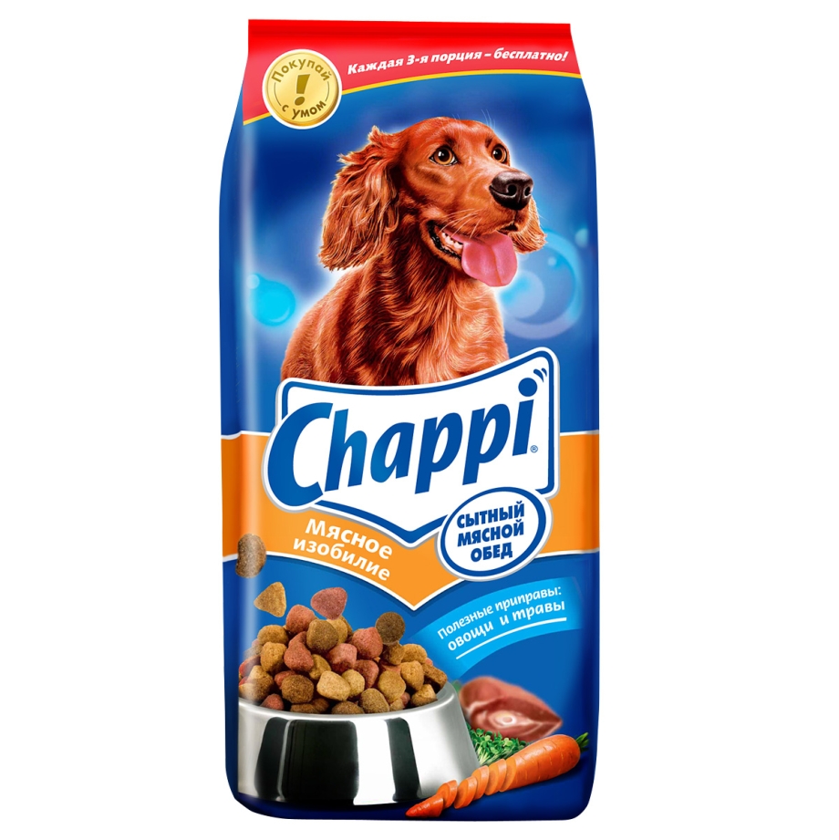 Чаппи сухой корм гранулы