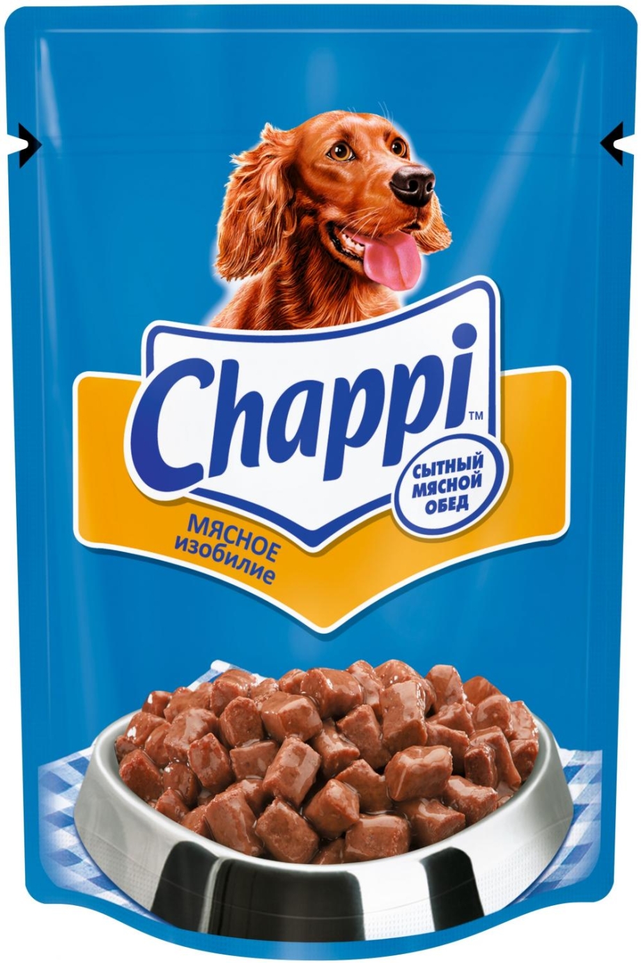 Корм для собак Chappi мясное изобилие 85г