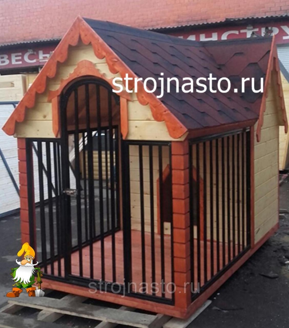 Домики вольеры для собак
