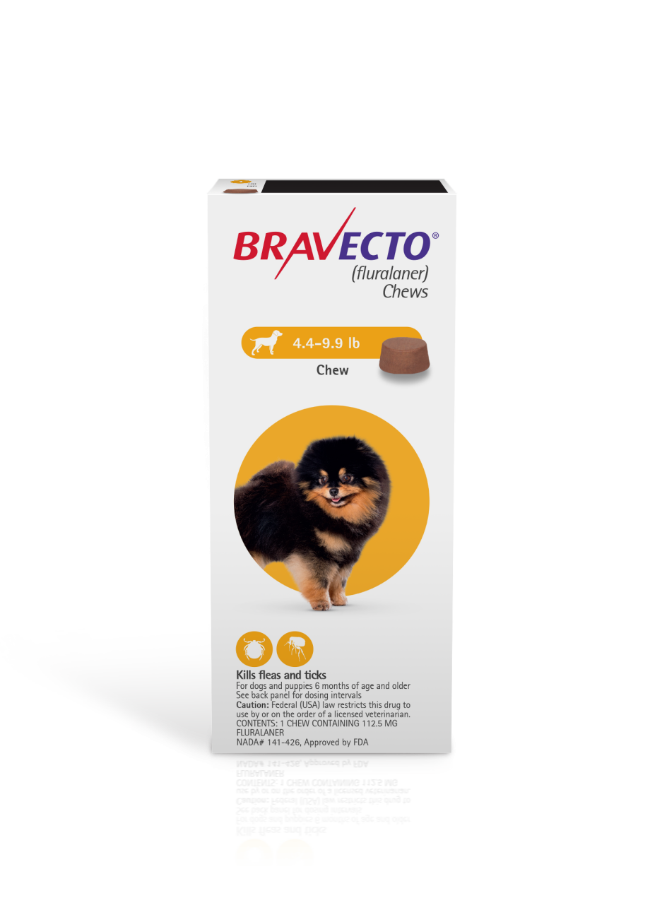 Бравекто (MSD animal Health) таблетки от блох и клещей для собак 4,5-10 кг