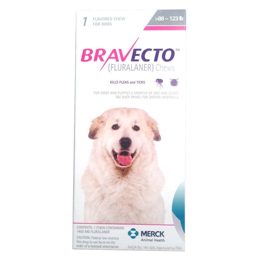 Бравекто (MSD animal Health) таблетки от блох и клещей для собак 10-20 кг
