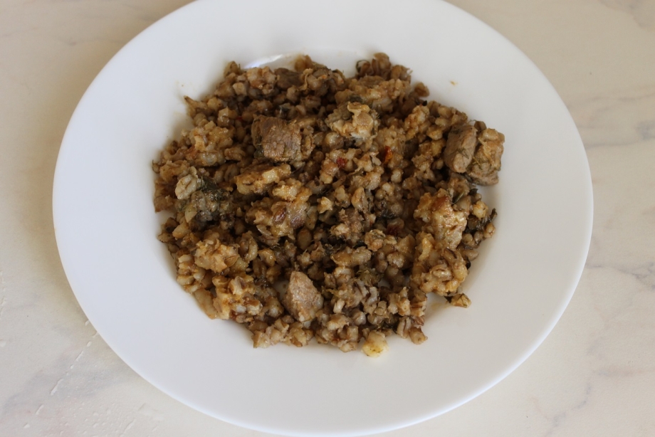 Корм для собак гречка с мясом