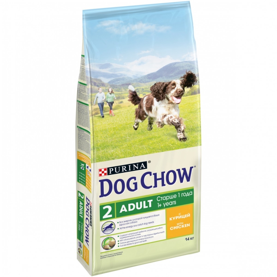 Purina Dog Chow 14кг. Adult корм для взрослых собак, ягненок