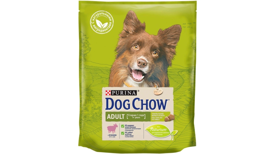 Purina Dog Chow 14кг. Adult корм для взрослых собак, ягненок