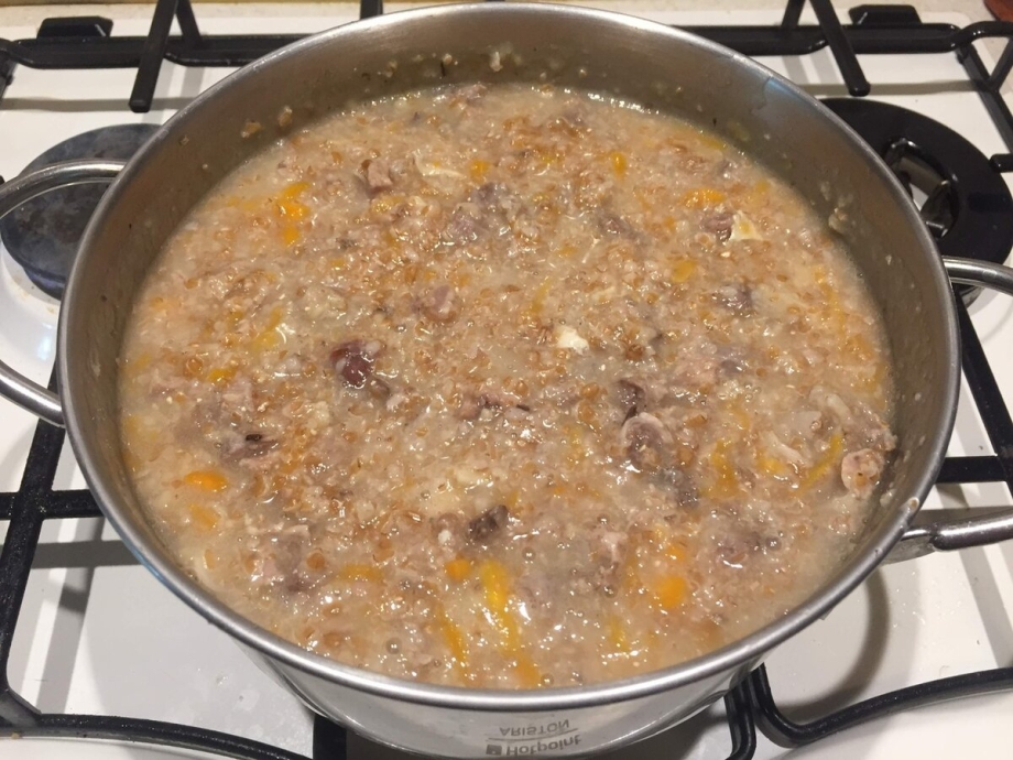 Каша для собак