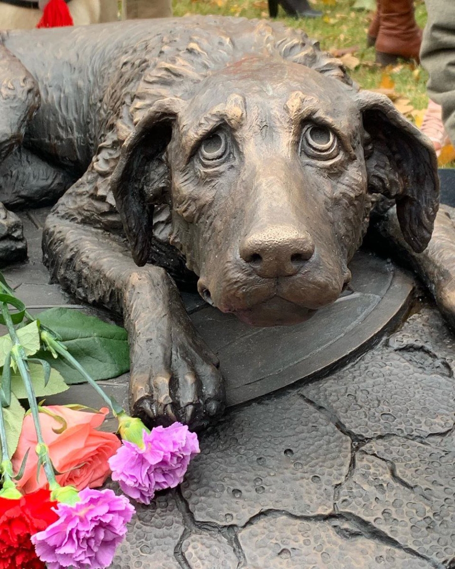 Памятник бездомной собаке в Москве Музеон